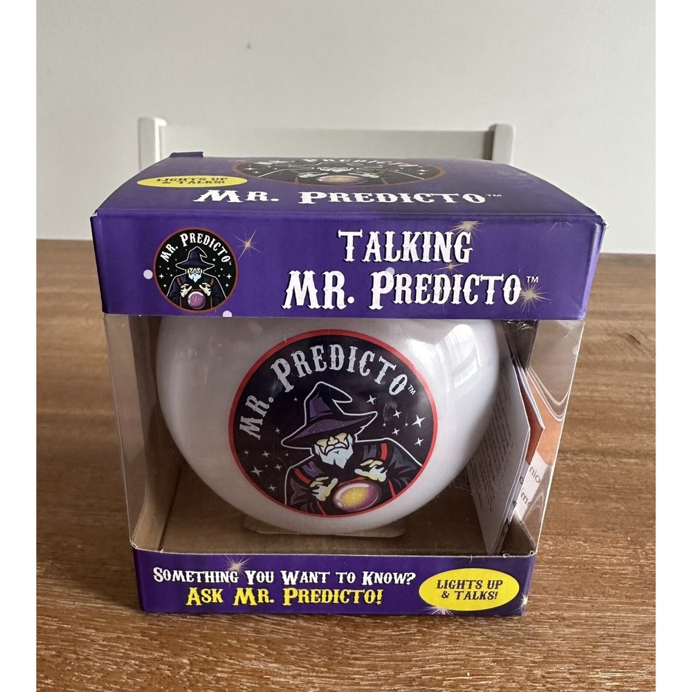 Talking Mr. Predicto Fortune Telling Ball - Ask Yes or No Question & He Speaks